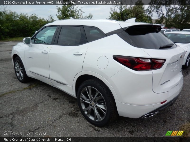 Iridescent Pearl Tricoat / Jet Black/Maple Sugar 2020 Chevrolet Blazer Premier AWD
