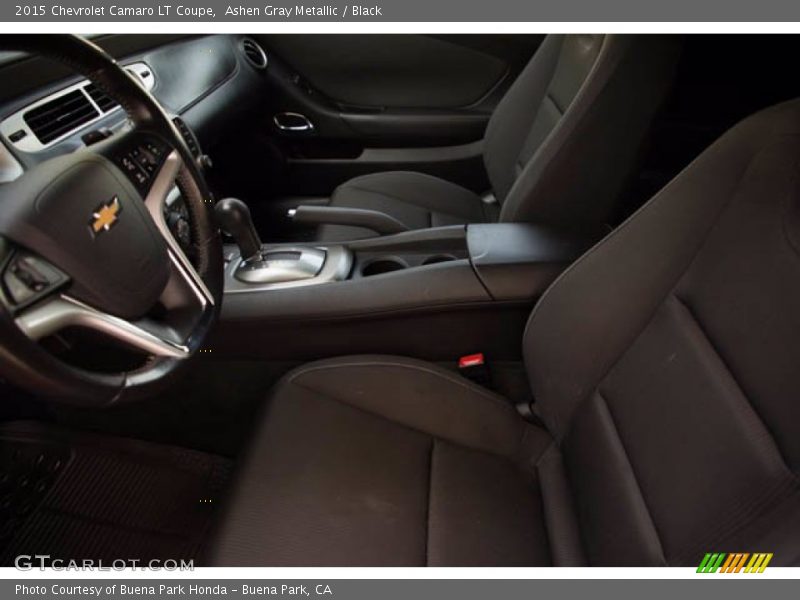 Ashen Gray Metallic / Black 2015 Chevrolet Camaro LT Coupe