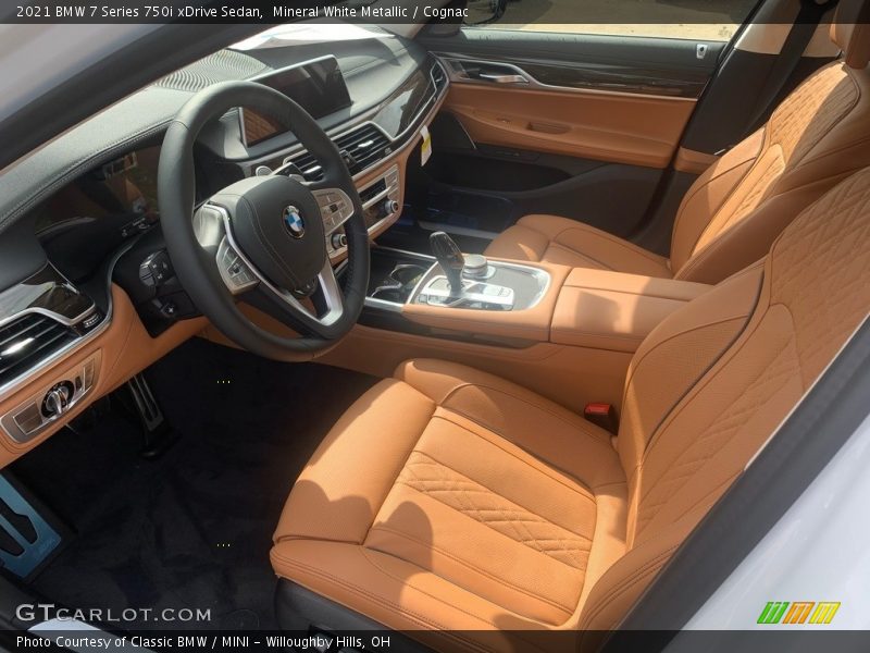  2021 7 Series 750i xDrive Sedan Cognac Interior