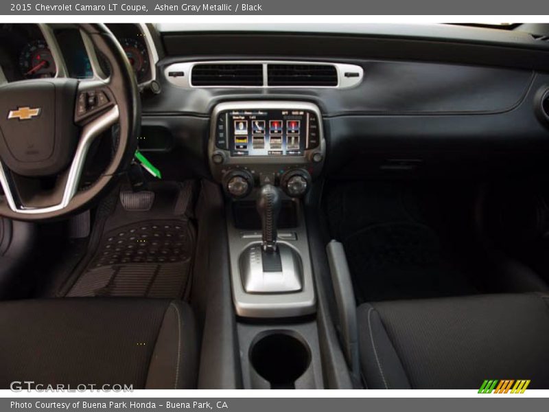 Ashen Gray Metallic / Black 2015 Chevrolet Camaro LT Coupe