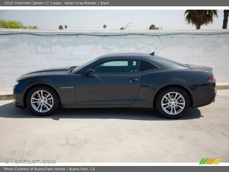 Ashen Gray Metallic / Black 2015 Chevrolet Camaro LT Coupe