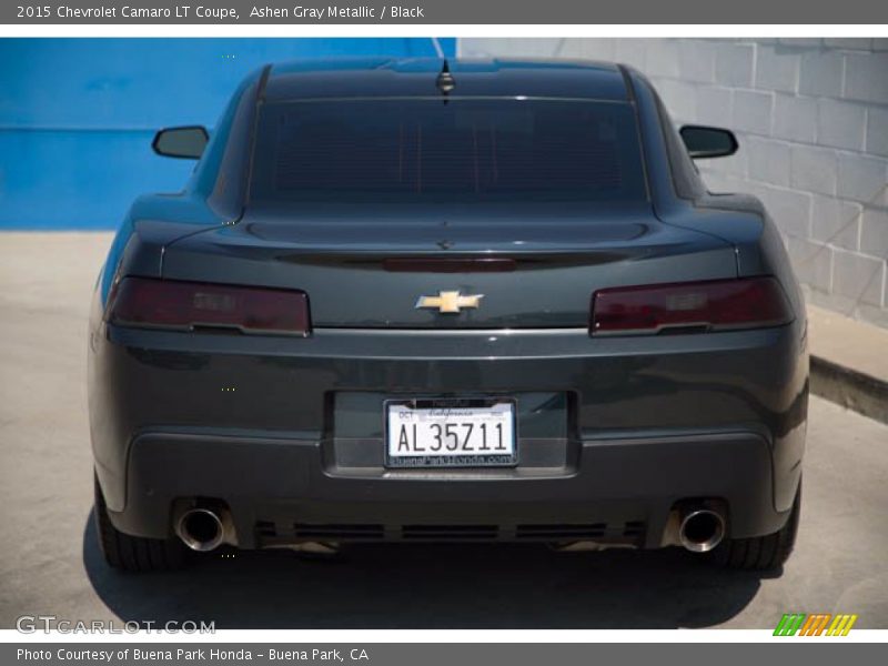 Ashen Gray Metallic / Black 2015 Chevrolet Camaro LT Coupe
