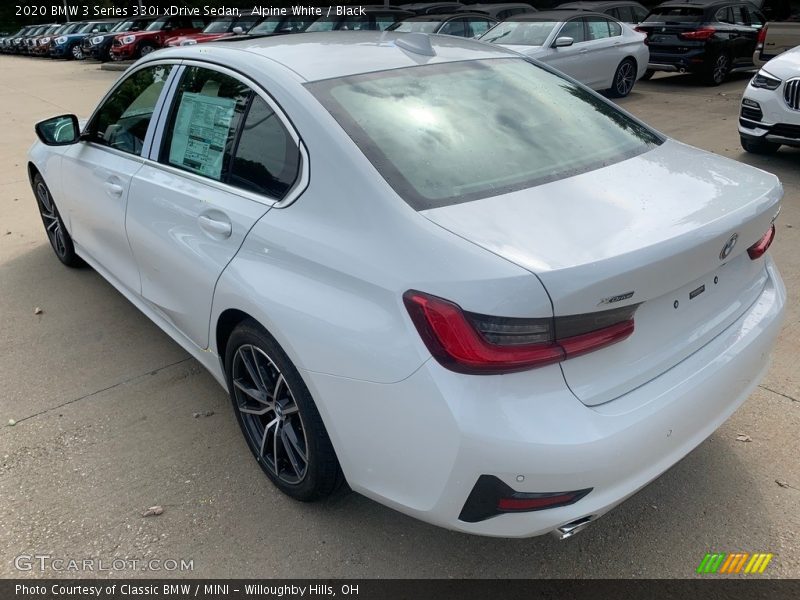 Alpine White / Black 2020 BMW 3 Series 330i xDrive Sedan