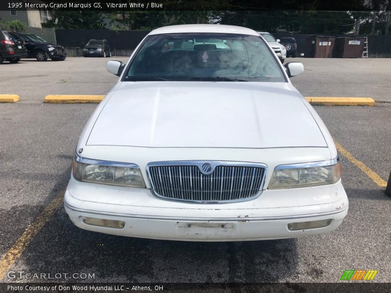 Vibrant White / Blue 1995 Mercury Grand Marquis GS