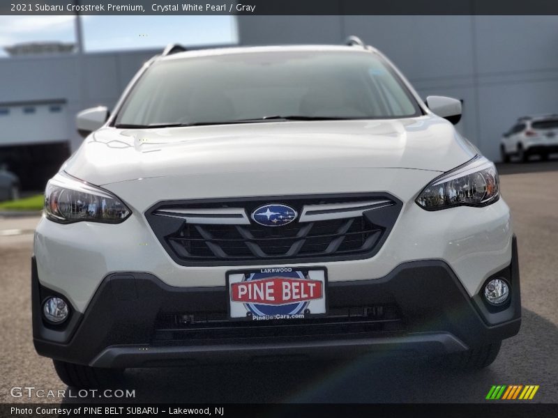 Crystal White Pearl / Gray 2021 Subaru Crosstrek Premium