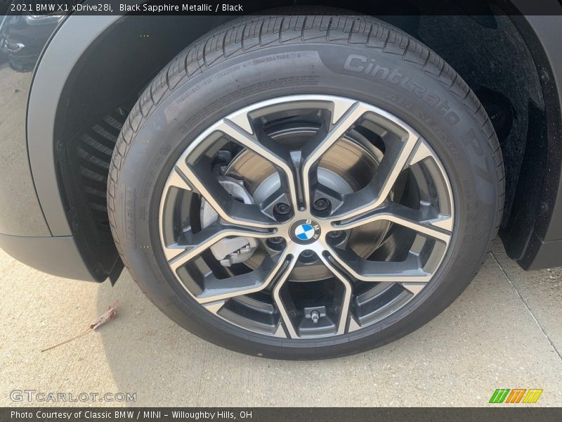 Black Sapphire Metallic / Black 2021 BMW X1 xDrive28i