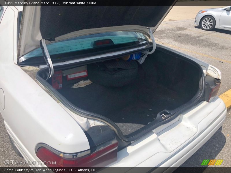 Vibrant White / Blue 1995 Mercury Grand Marquis GS