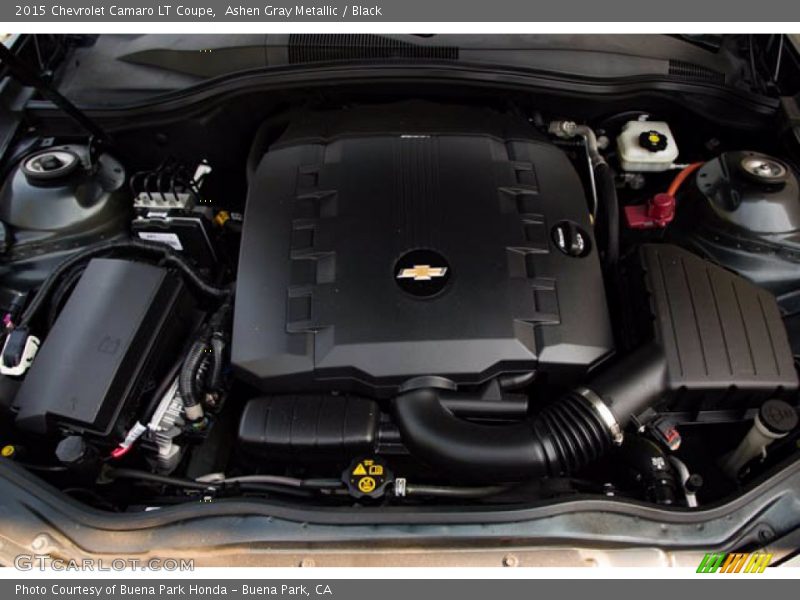Ashen Gray Metallic / Black 2015 Chevrolet Camaro LT Coupe