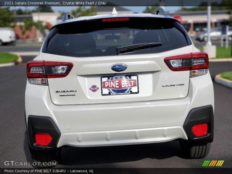 Crystal White Pearl / Gray 2021 Subaru Crosstrek Premium