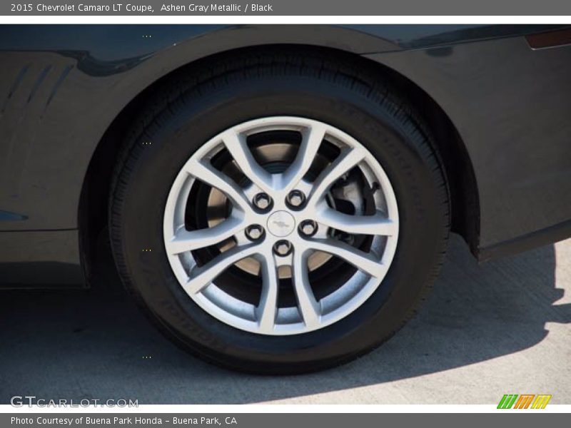 Ashen Gray Metallic / Black 2015 Chevrolet Camaro LT Coupe