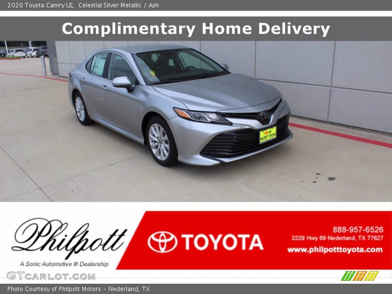 Celestial Silver Metallic / Ash 2020 Toyota Camry LE