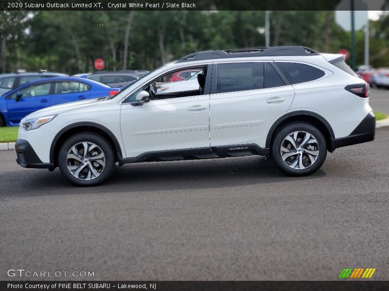 Crystal White Pearl / Slate Black 2020 Subaru Outback Limited XT