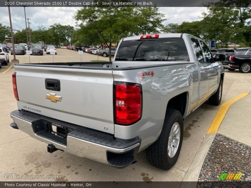Silver Ice Metallic / Jet Black 2016 Chevrolet Silverado 1500 LT Double Cab 4x4