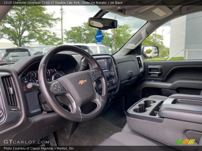  2016 Silverado 1500 LT Double Cab 4x4 Jet Black Interior