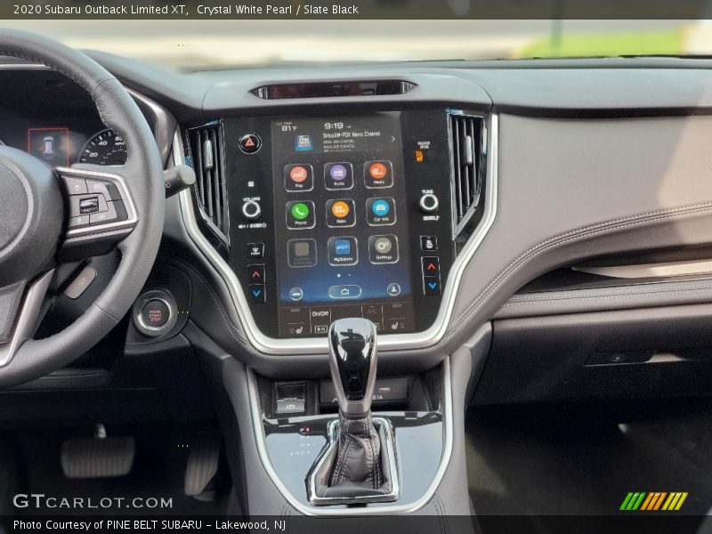 Controls of 2020 Outback Limited XT