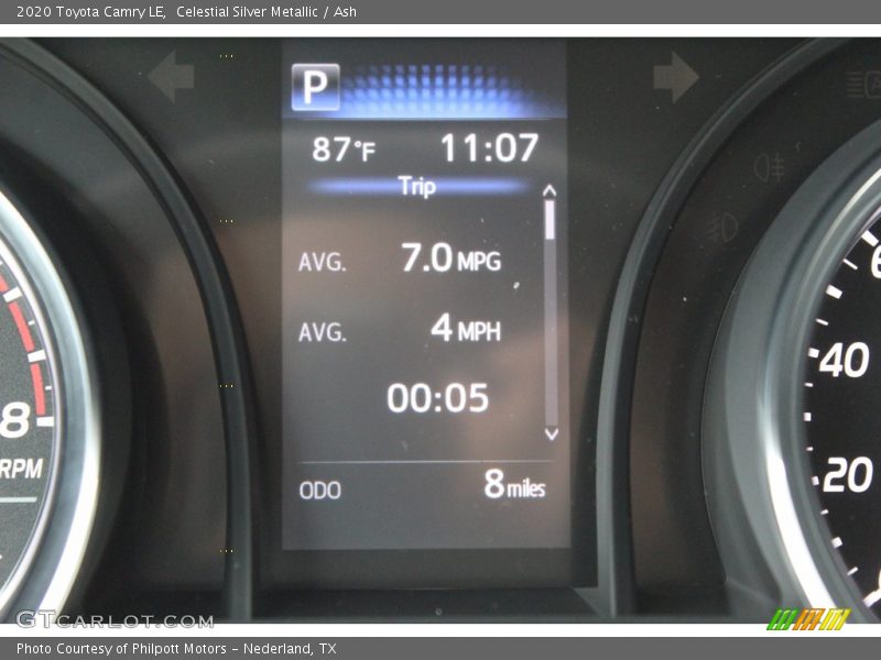 Celestial Silver Metallic / Ash 2020 Toyota Camry LE