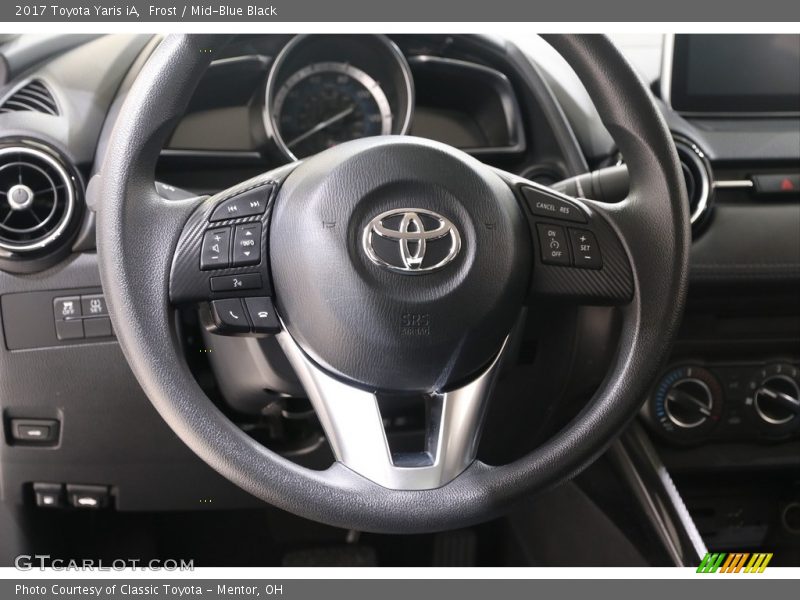 Frost / Mid-Blue Black 2017 Toyota Yaris iA
