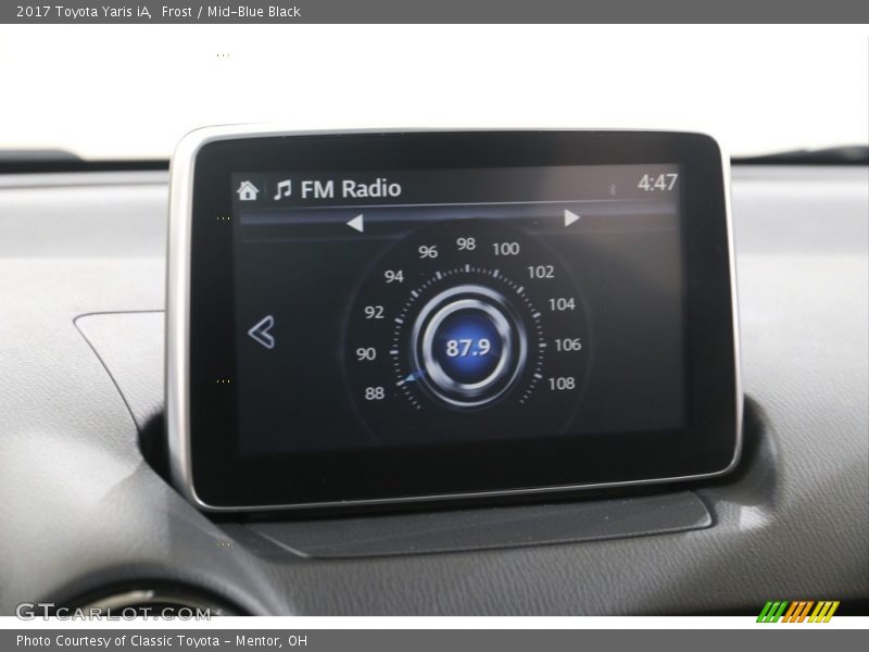 Frost / Mid-Blue Black 2017 Toyota Yaris iA