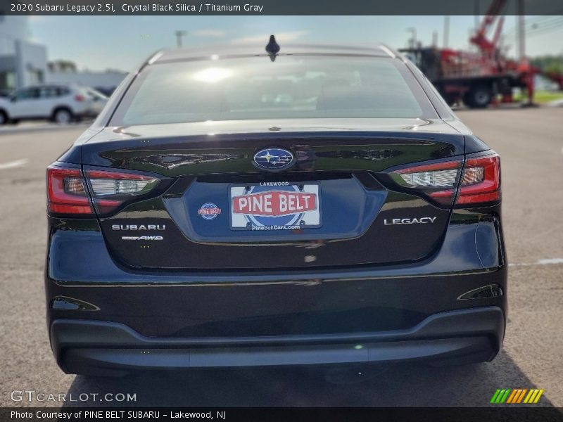 Crystal Black Silica / Titanium Gray 2020 Subaru Legacy 2.5i