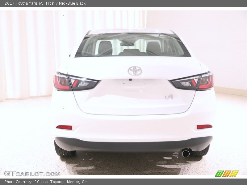 Frost / Mid-Blue Black 2017 Toyota Yaris iA