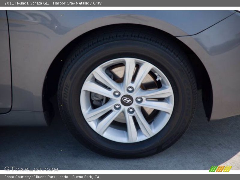 Harbor Gray Metallic / Gray 2011 Hyundai Sonata GLS