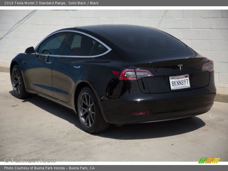 Solid Black / Black 2019 Tesla Model 3 Standard Range