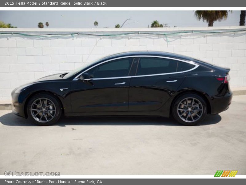  2019 Model 3 Standard Range Solid Black