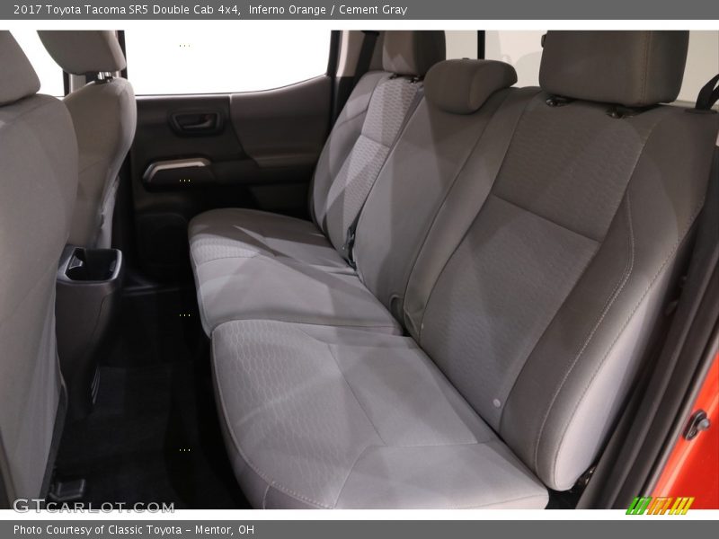 Inferno Orange / Cement Gray 2017 Toyota Tacoma SR5 Double Cab 4x4
