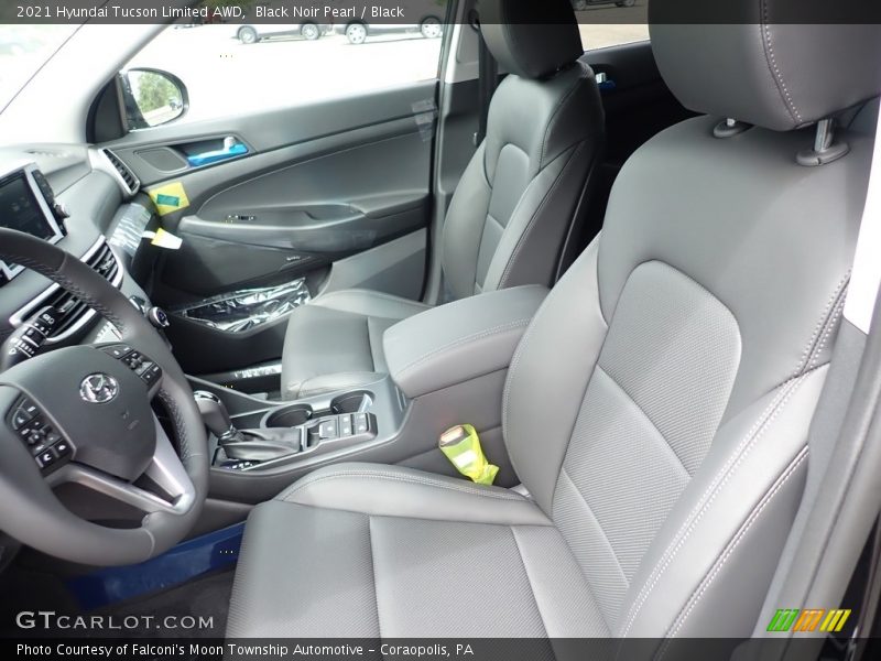 Black Noir Pearl / Black 2021 Hyundai Tucson Limited AWD