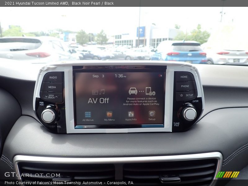 Black Noir Pearl / Black 2021 Hyundai Tucson Limited AWD