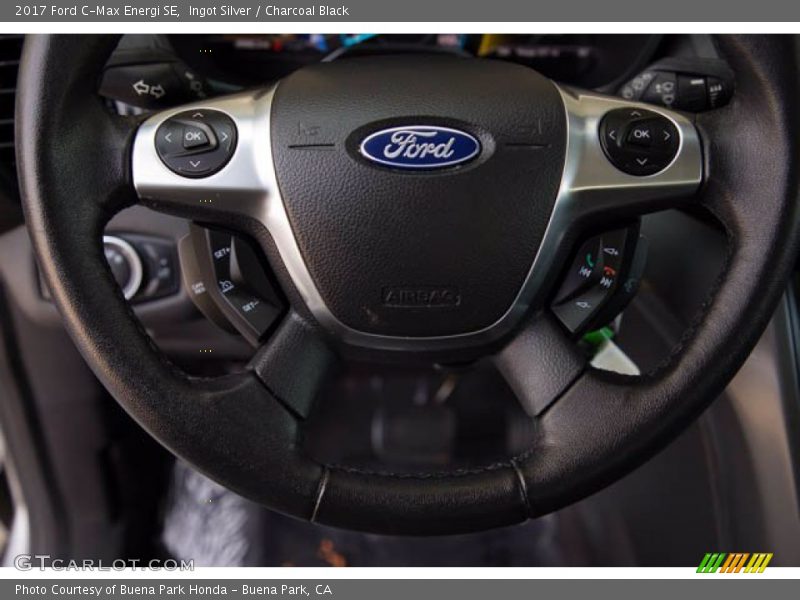 Ingot Silver / Charcoal Black 2017 Ford C-Max Energi SE
