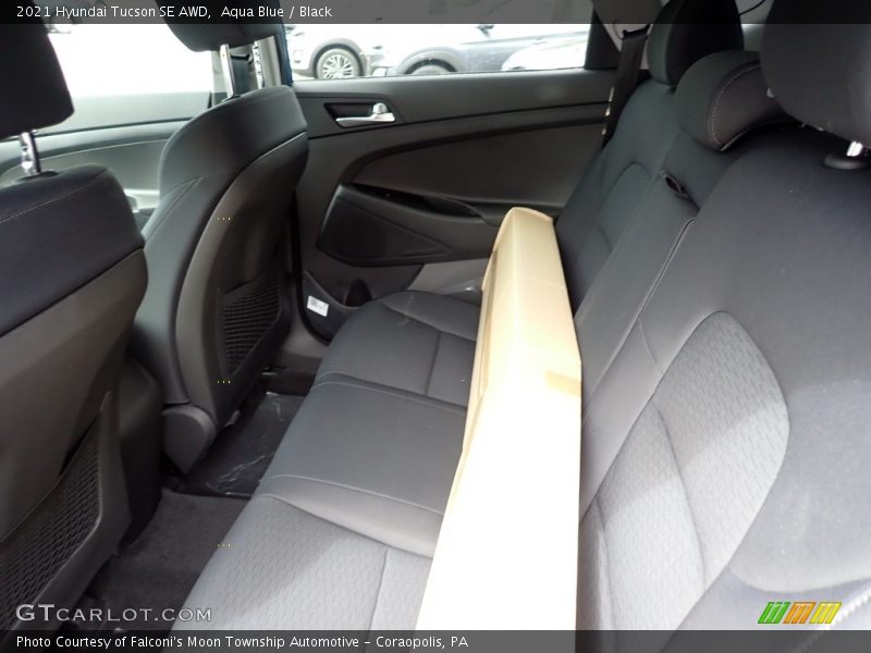 Aqua Blue / Black 2021 Hyundai Tucson SE AWD
