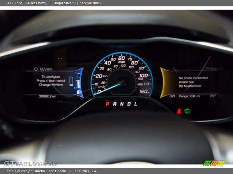 Ingot Silver / Charcoal Black 2017 Ford C-Max Energi SE