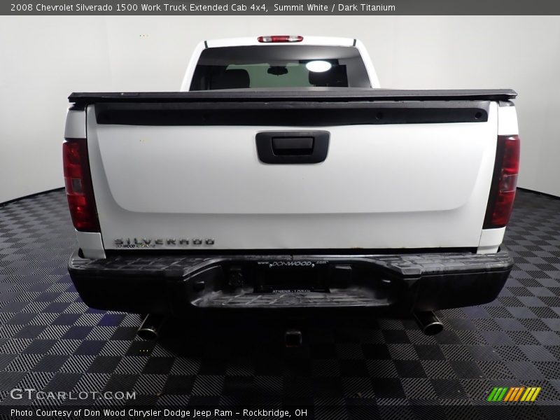 Summit White / Dark Titanium 2008 Chevrolet Silverado 1500 Work Truck Extended Cab 4x4