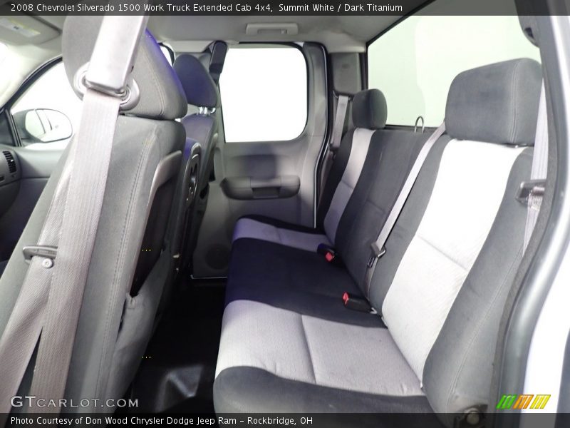 Summit White / Dark Titanium 2008 Chevrolet Silverado 1500 Work Truck Extended Cab 4x4