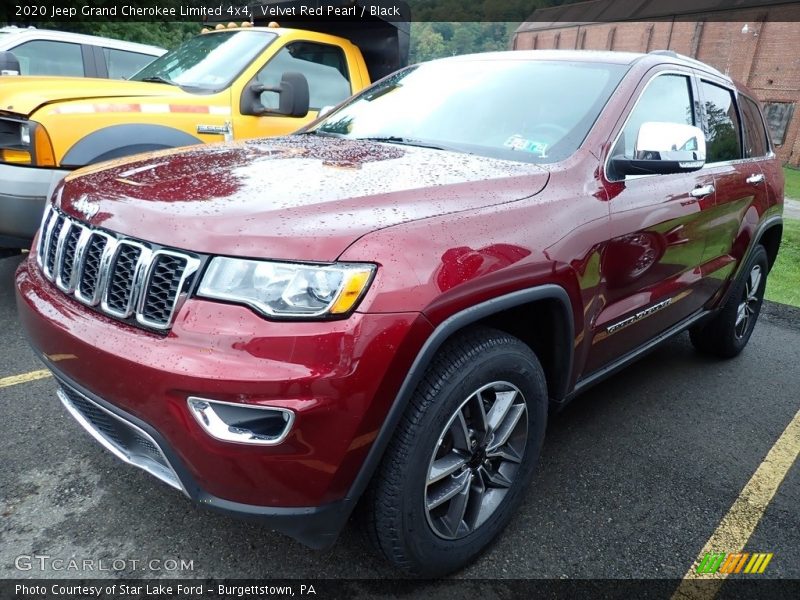 Velvet Red Pearl / Black 2020 Jeep Grand Cherokee Limited 4x4