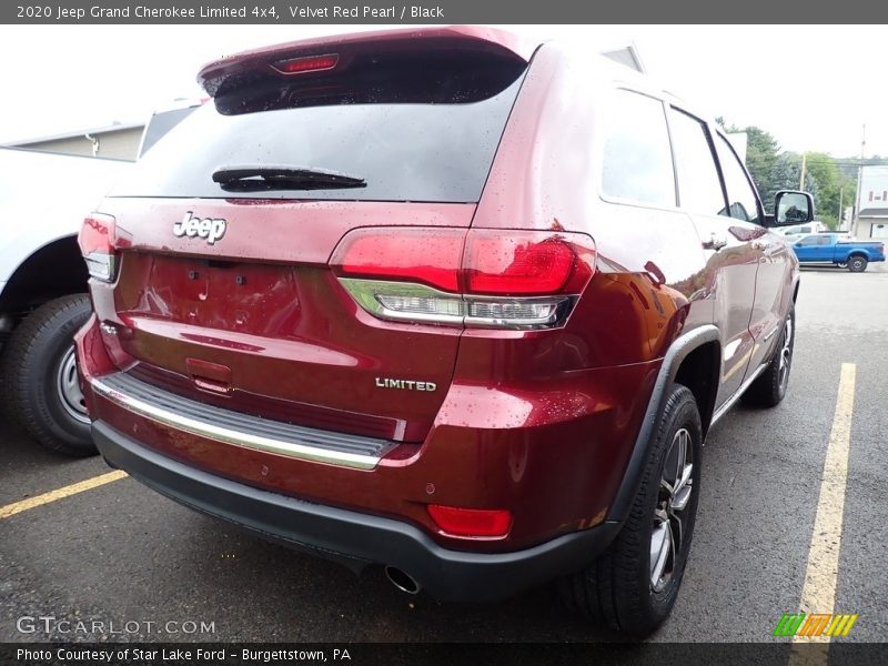 Velvet Red Pearl / Black 2020 Jeep Grand Cherokee Limited 4x4