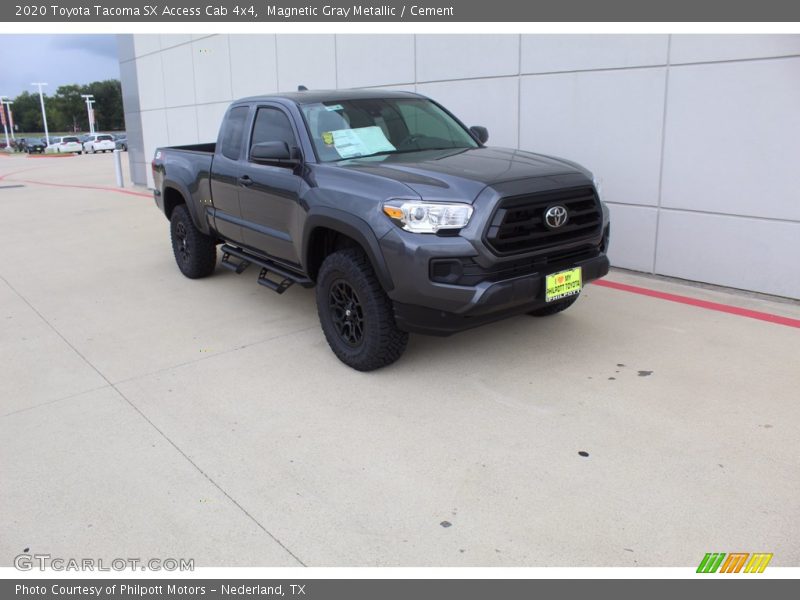 Magnetic Gray Metallic / Cement 2020 Toyota Tacoma SX Access Cab 4x4