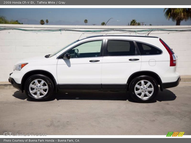 Taffeta White / Gray 2009 Honda CR-V EX