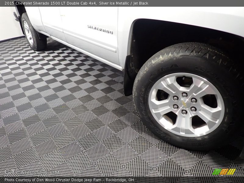 Silver Ice Metallic / Jet Black 2015 Chevrolet Silverado 1500 LT Double Cab 4x4