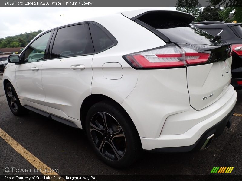 White Platinum / Ebony 2019 Ford Edge ST AWD