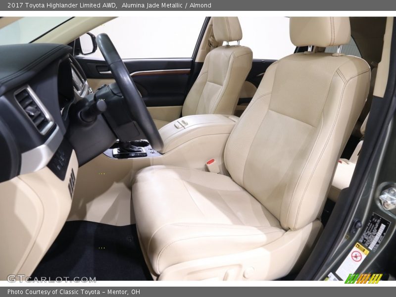 Alumina Jade Metallic / Almond 2017 Toyota Highlander Limited AWD