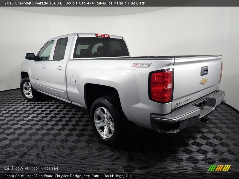 Silver Ice Metallic / Jet Black 2015 Chevrolet Silverado 1500 LT Double Cab 4x4