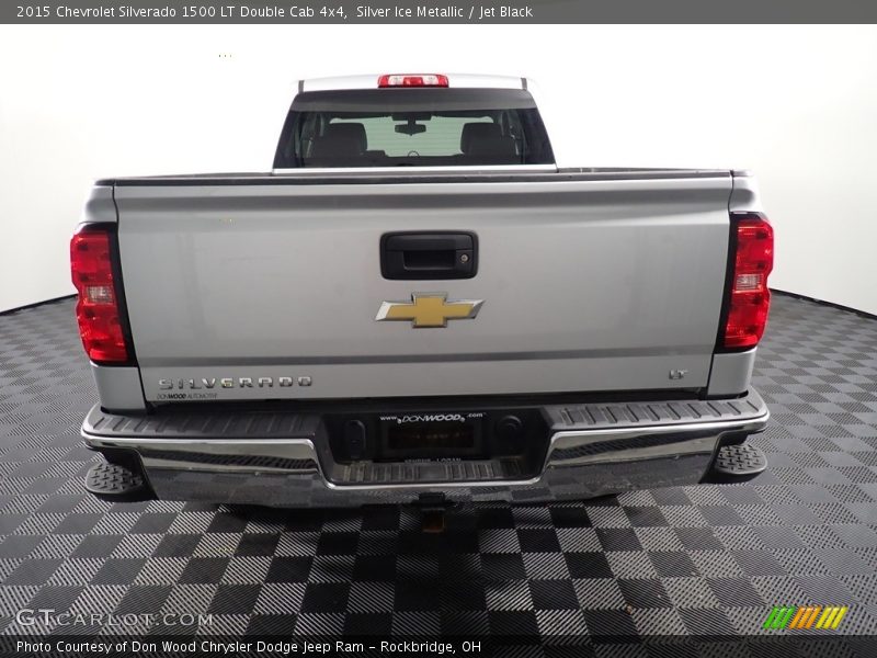 Silver Ice Metallic / Jet Black 2015 Chevrolet Silverado 1500 LT Double Cab 4x4