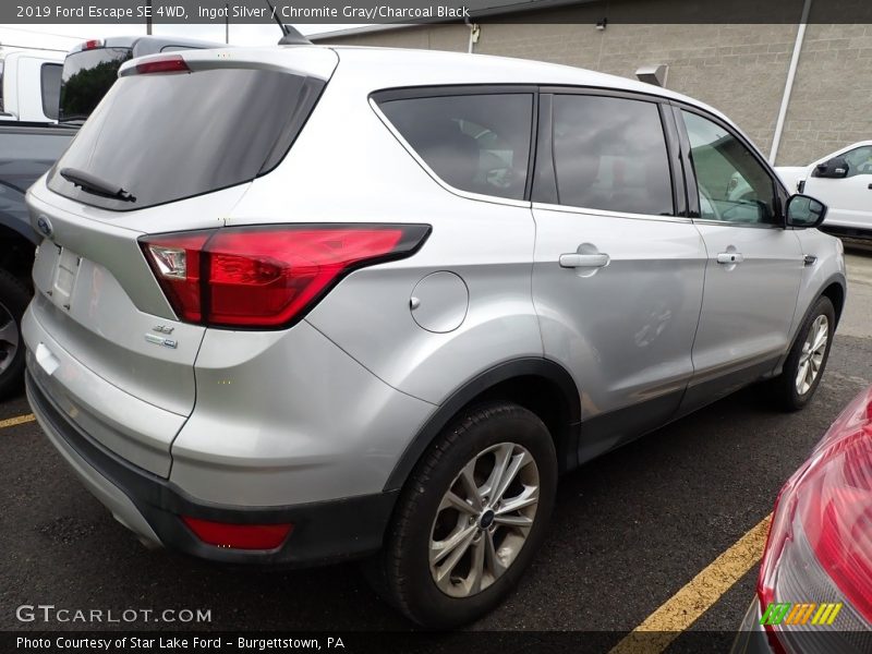 Ingot Silver / Chromite Gray/Charcoal Black 2019 Ford Escape SE 4WD