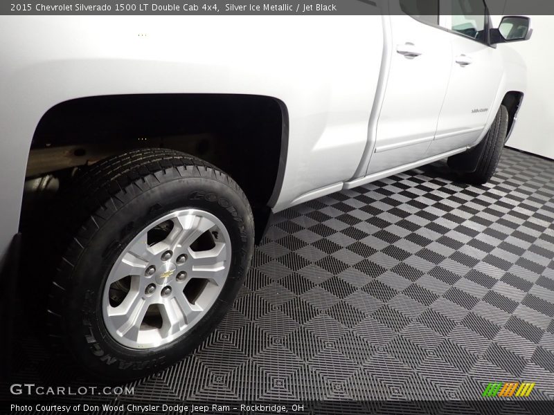 Silver Ice Metallic / Jet Black 2015 Chevrolet Silverado 1500 LT Double Cab 4x4