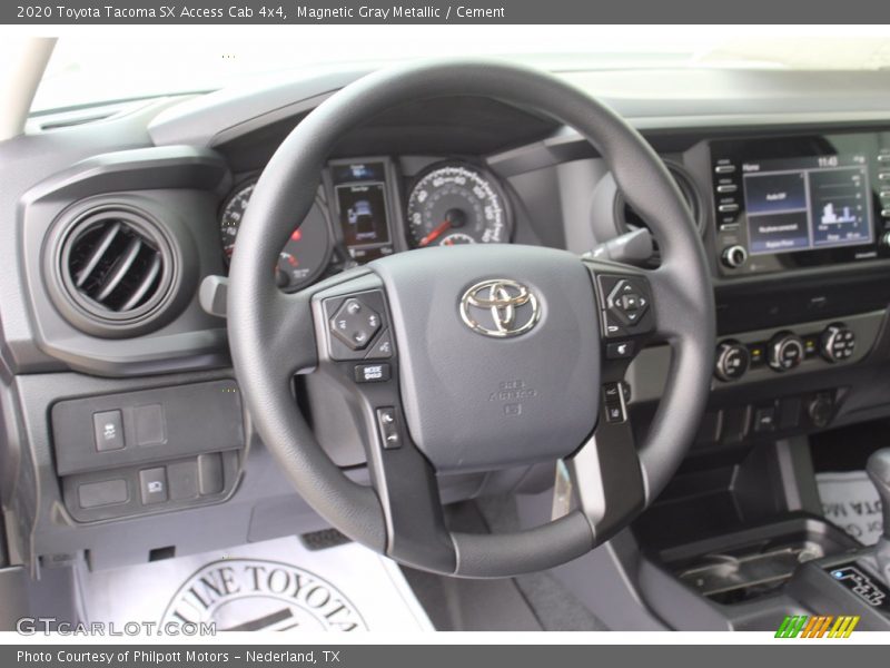 Magnetic Gray Metallic / Cement 2020 Toyota Tacoma SX Access Cab 4x4
