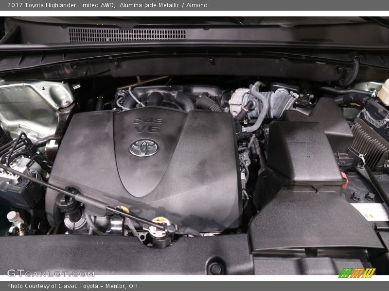 Alumina Jade Metallic / Almond 2017 Toyota Highlander Limited AWD