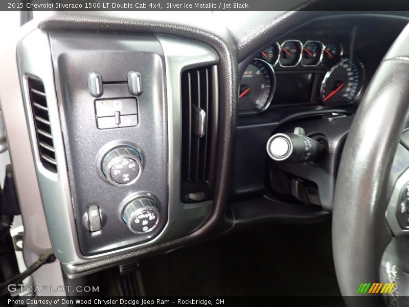 Silver Ice Metallic / Jet Black 2015 Chevrolet Silverado 1500 LT Double Cab 4x4