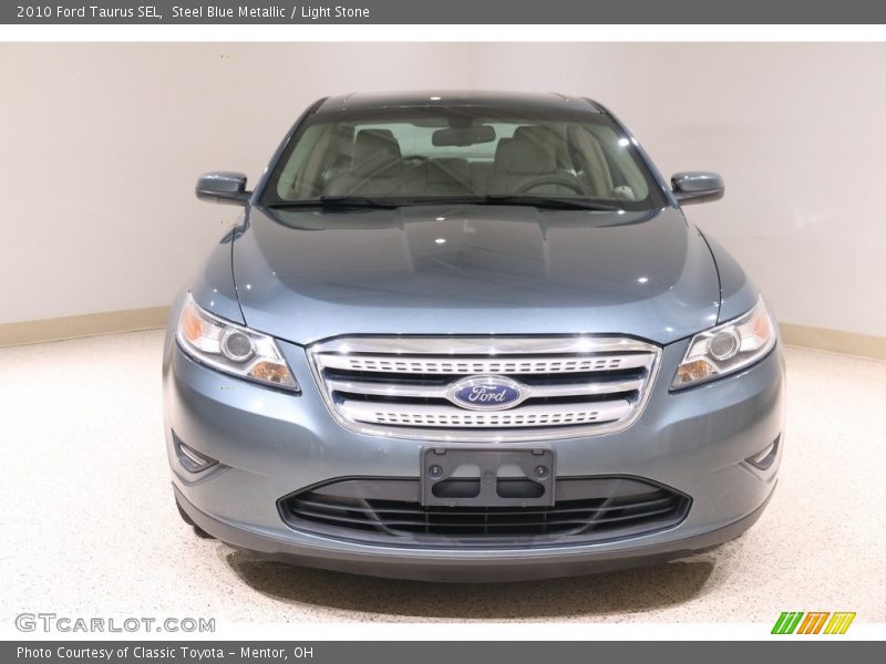 Steel Blue Metallic / Light Stone 2010 Ford Taurus SEL